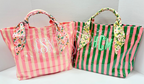 Striped Tote Bag + Scarf