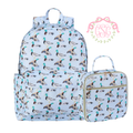 Blue Ducks Backpack + Optional Lunch Box