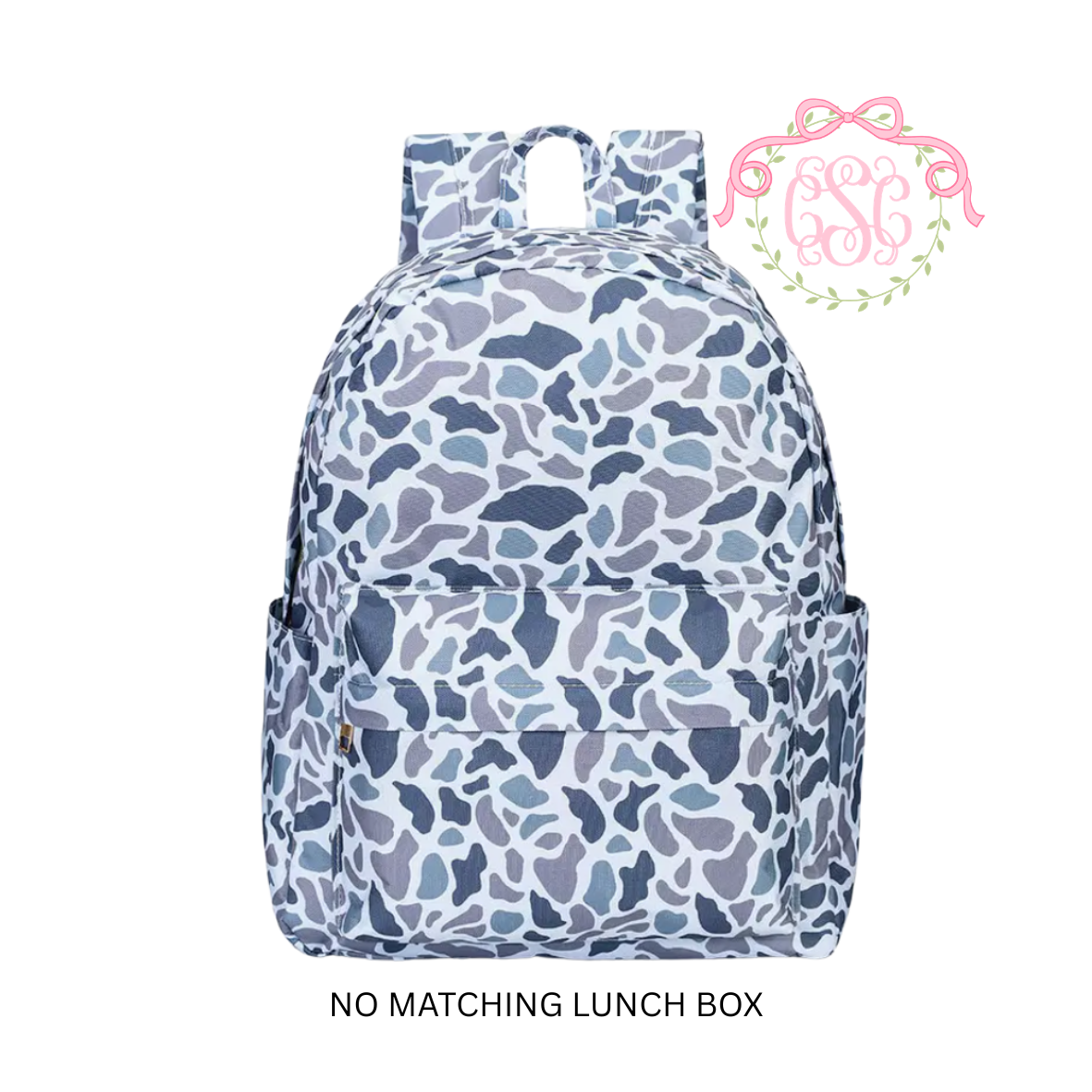Grey Camo Backpack