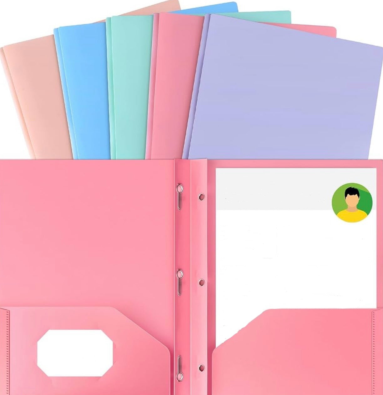 Prong Folders - PASTEL