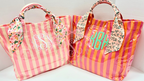 Striped Tote Bag + Scarf