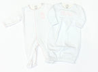 Picot Trim Baby Gown