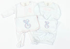 Picot Trim Baby Gown